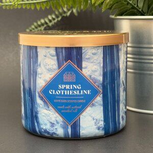 BBW Spring Clothesline Bath & Body Works 3 Wick Candle